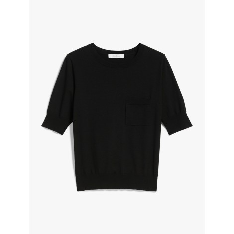 MAX MARA T-SHIRT ORTISEI IN VISCOSA NERA 33660424600004