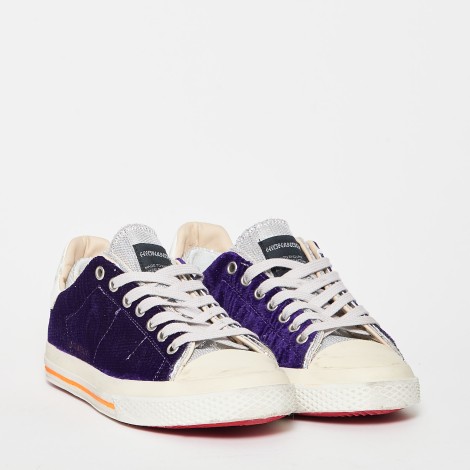 Sneakers Starless low in velluto viola