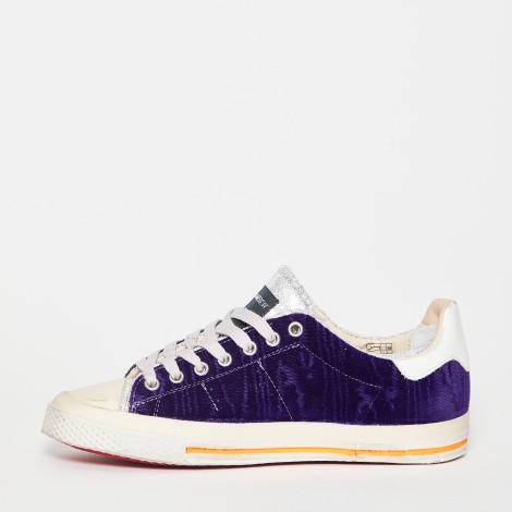 Sneakers Starless low in velluto viola