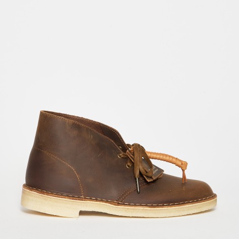 Polacco Desert Boot in pelle marrone