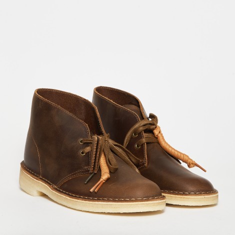 Polacco Desert Boot in pelle marrone