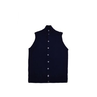 GILET MISTO LANA E CASHMERE