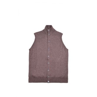 GILET MISTO LANA E CASHMERE