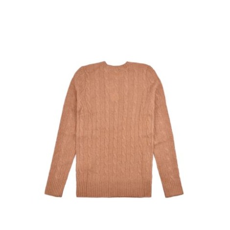 MAGLIA IN CASHMERE A TRECCE