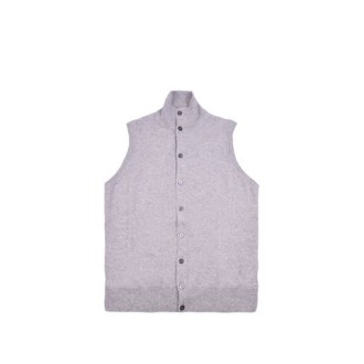 GILET MISTO LANA E CASHMERE