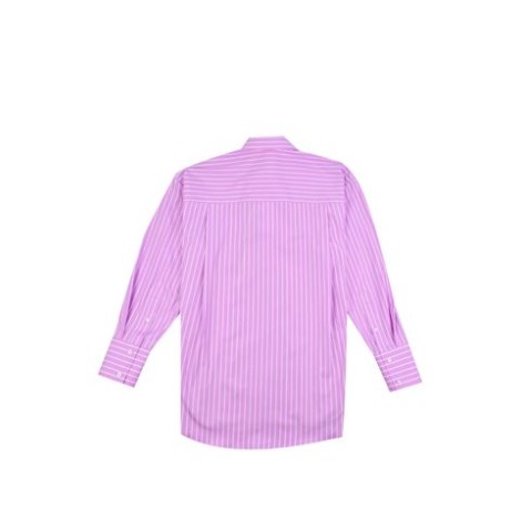 CAMICIA OVERSIZE IN POPELINE STAMPA FARFALLE