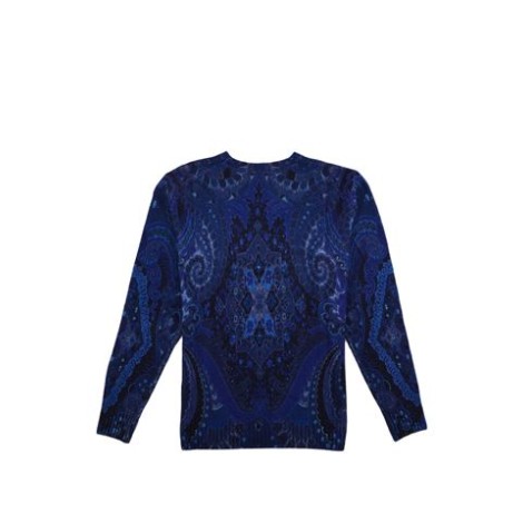 MAGLIA CON STAMPA PAISLEY