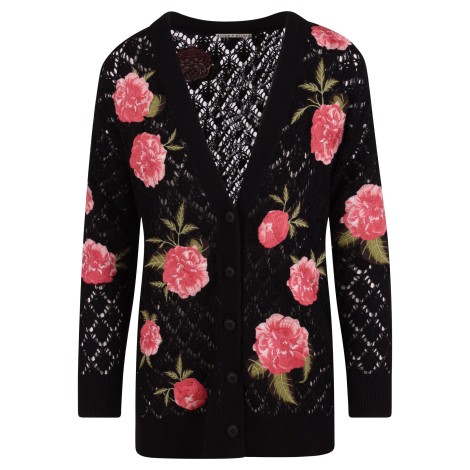 Alice Olivia Floral Embroidery Cardigan L