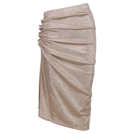 Paco Rabanne Ruffled Viscose Skirt 40