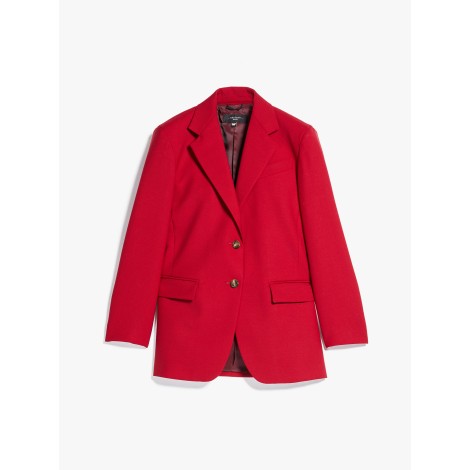 MAX MARA WEEKEND BLAZER FUTURA IN LANA ROSSA 50460126600014