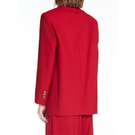 MAX MARA WEEKEND BLAZER FUTURA IN LANA ROSSA 50460126600014