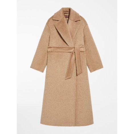 MAX MARA STUDIO CAPPOTTO FEBE IN ALPACA E LANA CAMMELLO 60160123600004