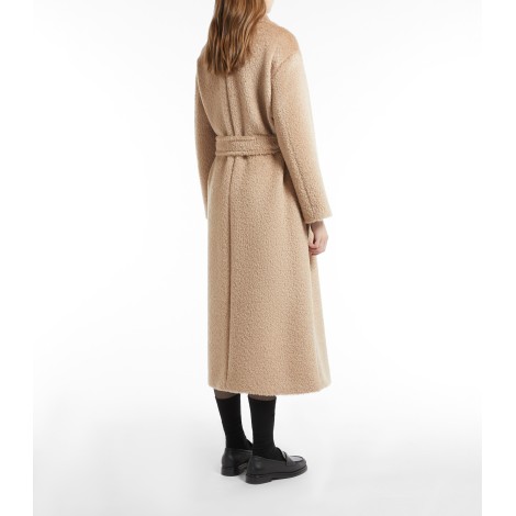 MAX MARA STUDIO CAPPOTTO FEBE IN ALPACA E LANA CAMMELLO 60160123600004