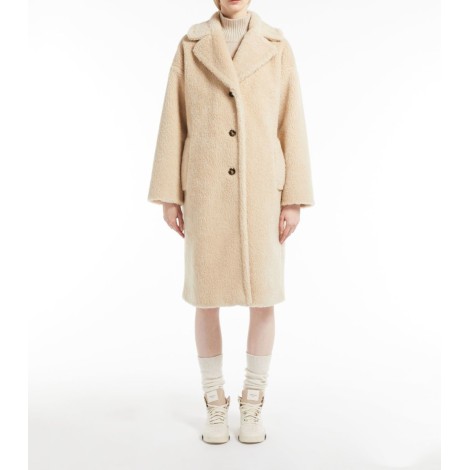 MAX MARA WEEKEND CAPPOTTO SALMOINE IN LANA BEIGE 50160323600005