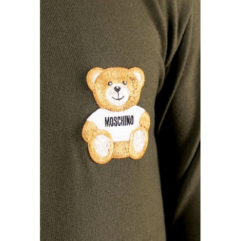 MOSCHINO Pullover in lana con Teddy Bear