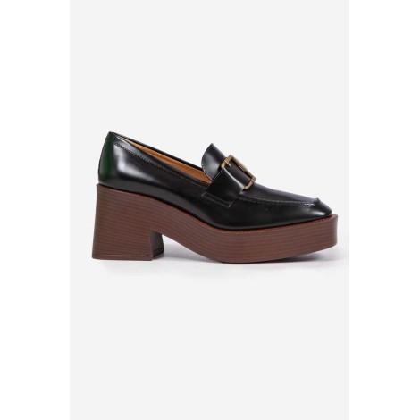 TOD'S Mocassino Platform in pelle T Timeless