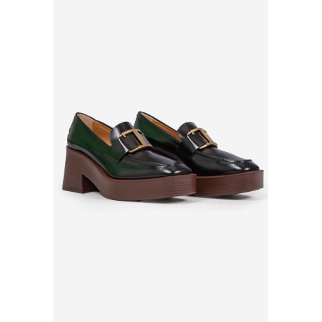 TOD'S Mocassino Platform in pelle T Timeless