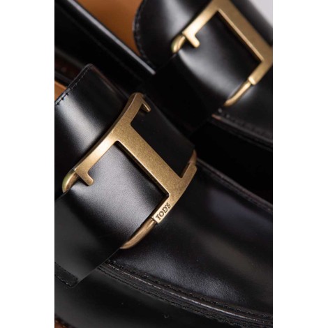 TOD'S Mocassino Platform in pelle T Timeless