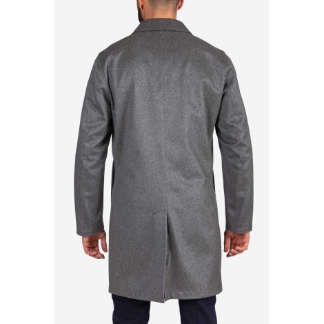 KIRED Cappotto Peak reversibile in cashmere