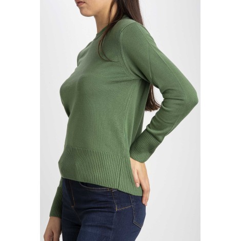 SLIM SHIRT ROUND NECK M/L