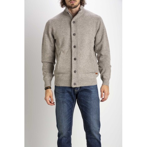 Barbour Patch Zip Thru Sweater