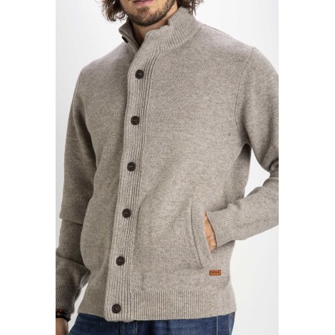 Barbour Patch Zip Thru Sweater