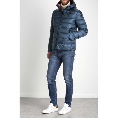 DOWN JACKET WITH SERGIO CAP