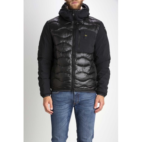 NIXON NYLON AND NEOPRENE DOWN JACKET WIT