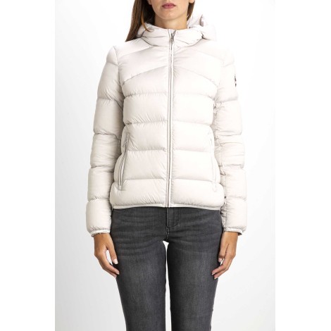 STRETCH DOWN JACKET WITH CAP