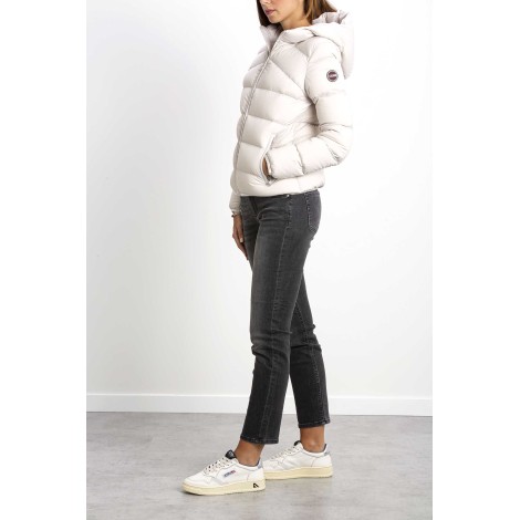 STRETCH DOWN JACKET WITH CAP