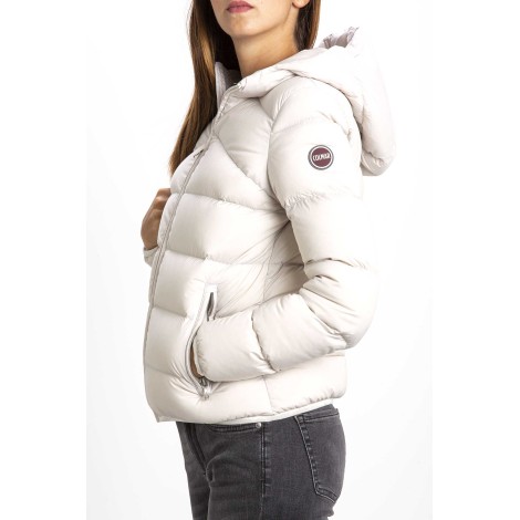 STRETCH DOWN JACKET WITH CAP