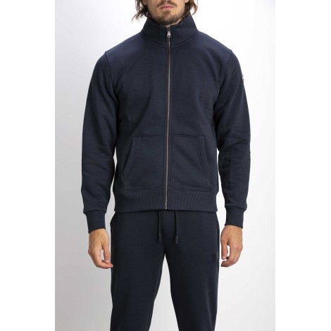 FULL ZIP SWEATSHIRT WITH WARMERS POCKET