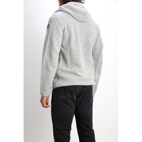 HOT SWEATSHIRT WITH WOOLEN MESH CAP