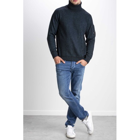 TURTLE NECK SHIRT IN FLEECE