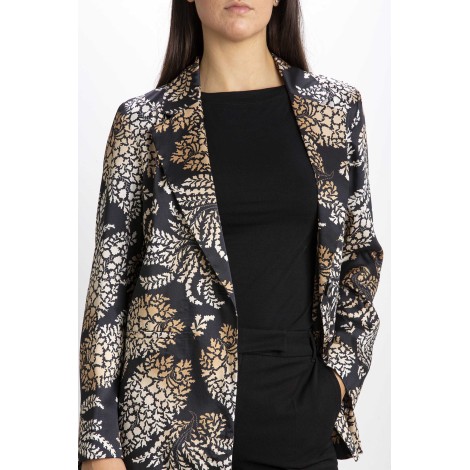 PRINTED TWILL JACKET