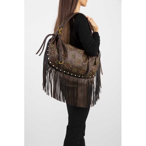 FRINGES STAR MOON BAG