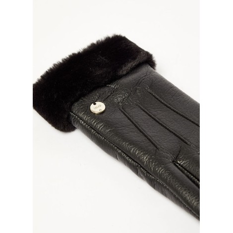 GLOVE WITH FUR FAKE EDGE