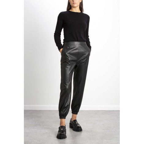 Trousers in coated fabric