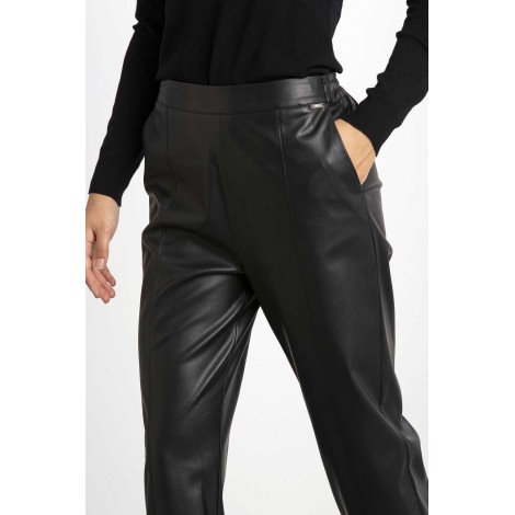 Trousers in coated fabric