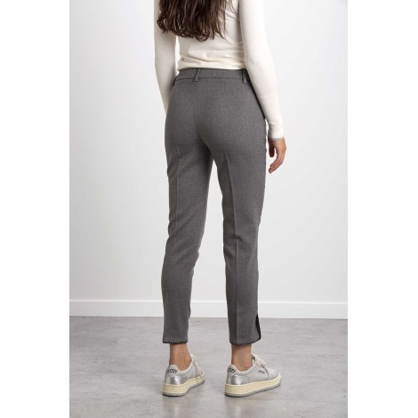 Stretch flannel trousers