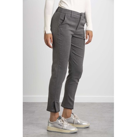 Stretch flannel trousers