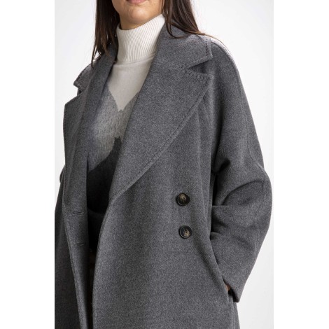 COAT BEAVER PURE WOOL VIRGIN