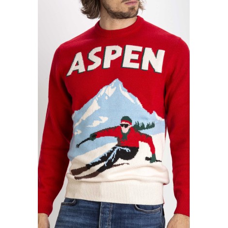 Men's Aspen sweatshirt print epoc postcard