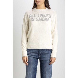 Women's sweater with writing All I need