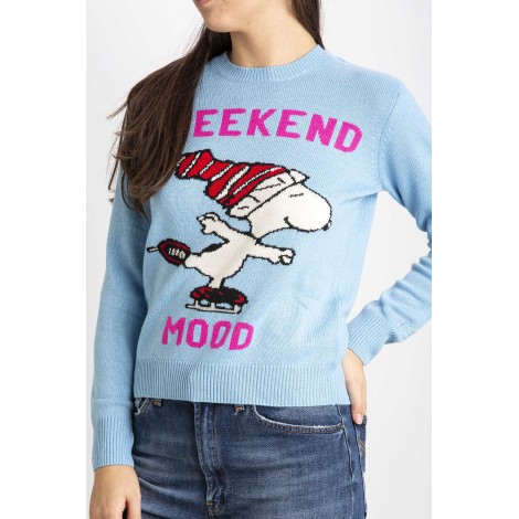 Women's sweater with Snoopy print