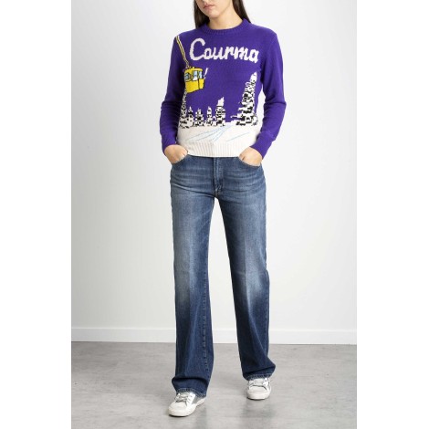 Women's sweater Courma print postcard d