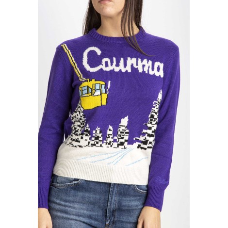 Women's sweater Courma print postcard d