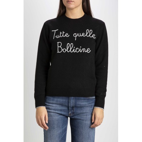 Women sweater with embroidery All those b