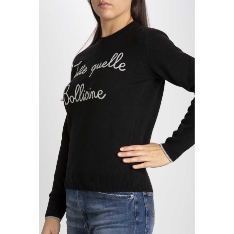 Women sweater with embroidery All those b