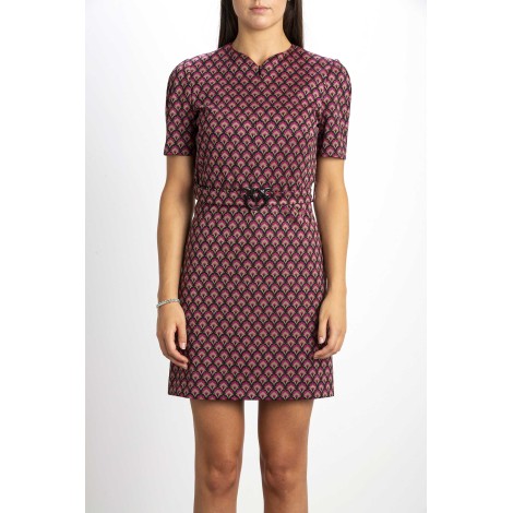 AMBRE DRESS IN JERSEY JACQUARD